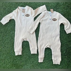 NWT! Knitted Football Romper (Baby/Toddler)